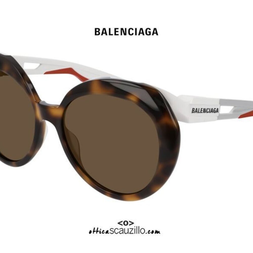 Authentic Balenciaga Havana Round Sunglasses